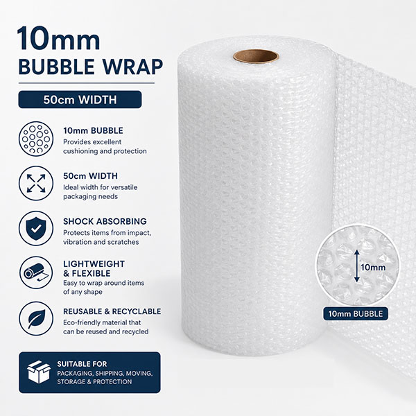 10mm Bubble Wrap — 5m